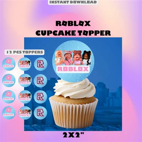 Girl Roblox Cupcakes - Etsy