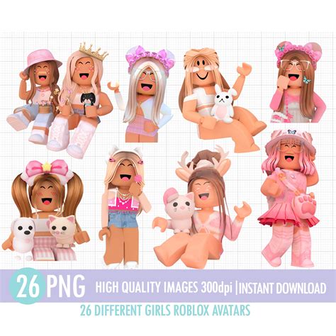 Girl Roblox Stickers - Etsy