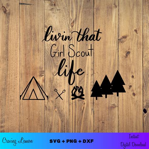 Download Girl Scout Life DXF Files