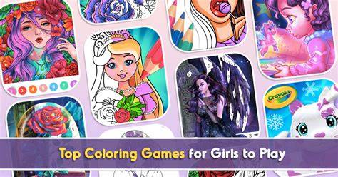 Girls Coloring Games