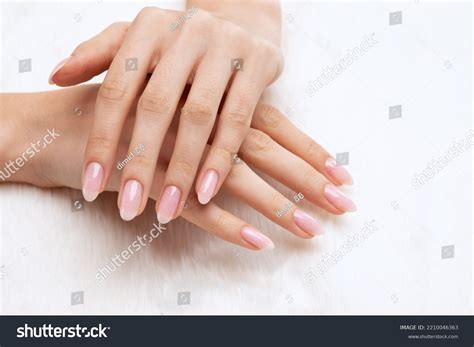 Girls Hands Beautiful Pale Pink