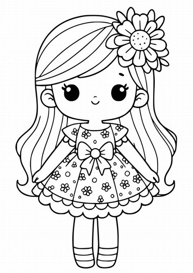 Girls Printable Coloring Pages
