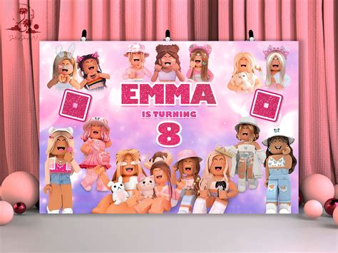 Girls Roblox Party - Etsy Australia