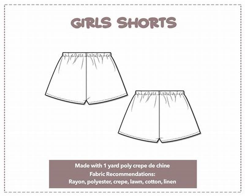 Girls Shorts Pattern