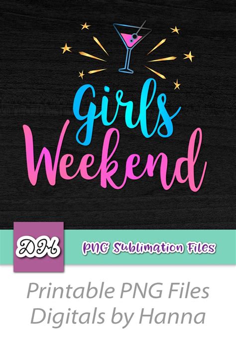 Download Girls Weekend Bachelorette Print & Cut For Cricut