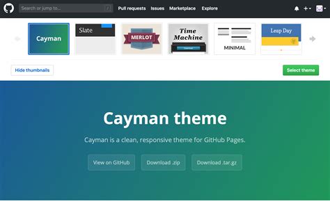 Github Pages Templates