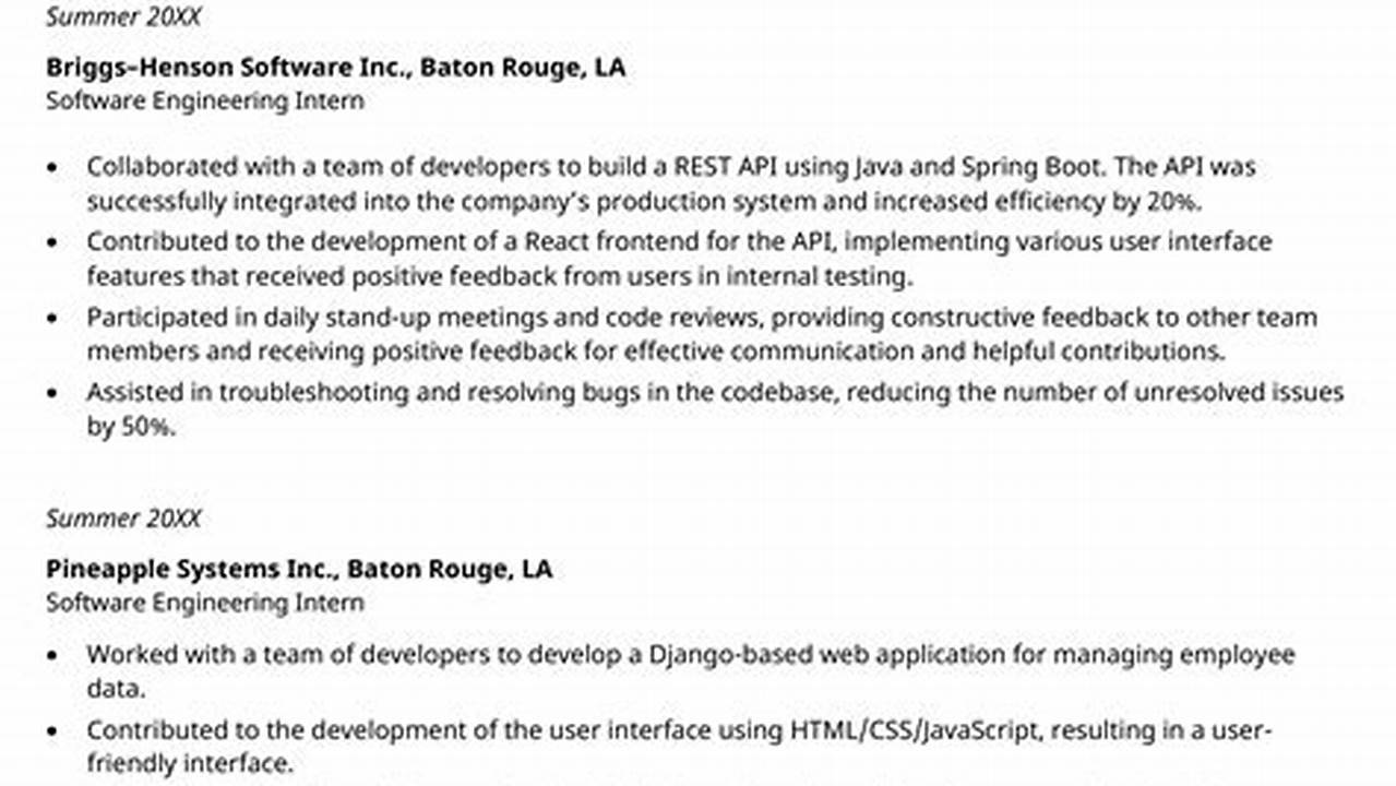 Github Software Engineering Internships 2024