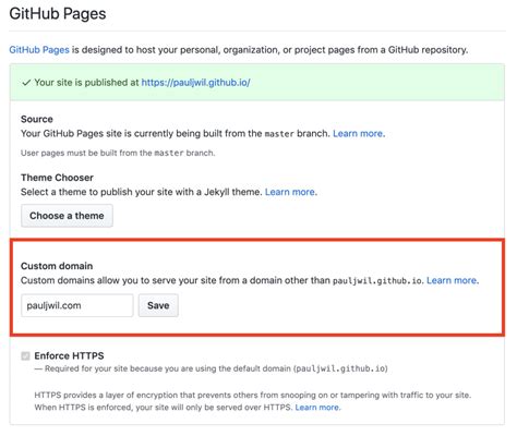 Github Pages Custom Domain Namecheap