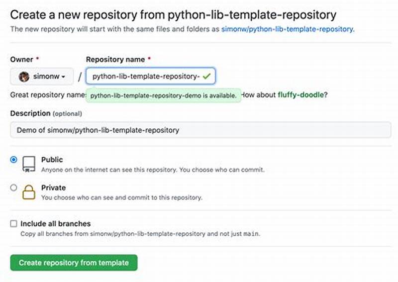 Github Template Repository