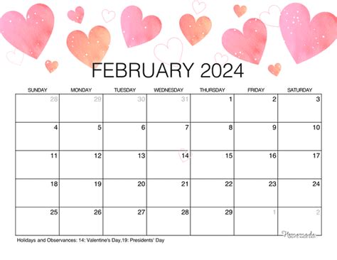 Give Me February Calendar