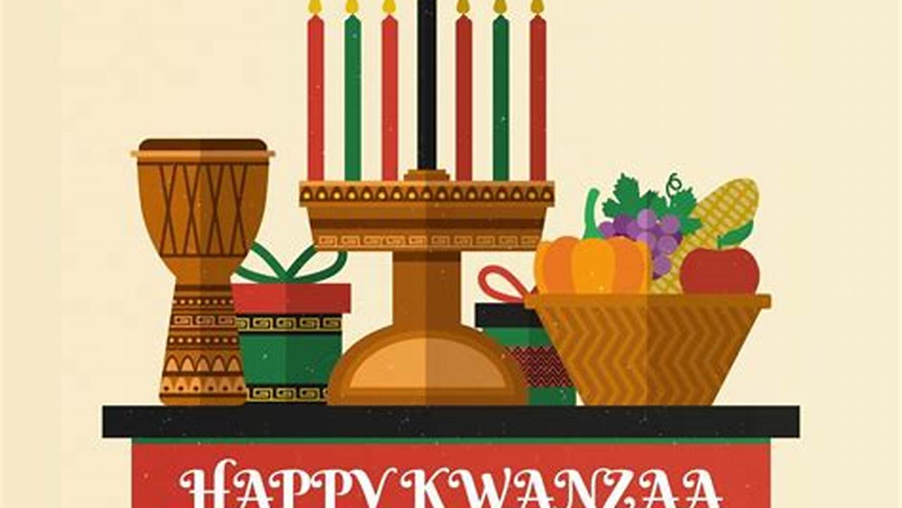 Giving Them A Kwanzaa Card Or Gift., Free SVG Cut Files