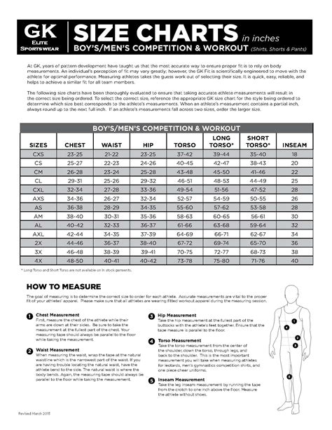 Gk Sizing Chart