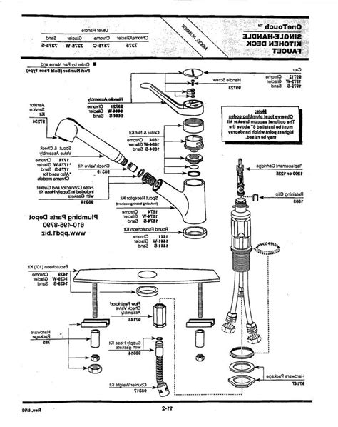 Glacier Bay Kitchen Faucet Parts Diagram Bios Pics