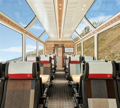 Glacier Express Train Interior
