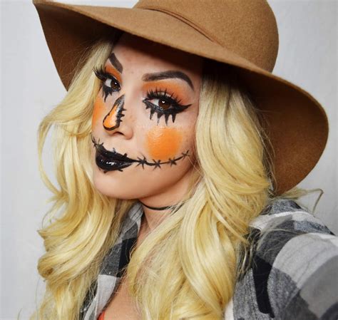 Glam Scarecrow Makeup