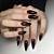 Glamorous and Gothic: Dark Burgundy Nail Inspiration for a Hauntingly Beautiful Look