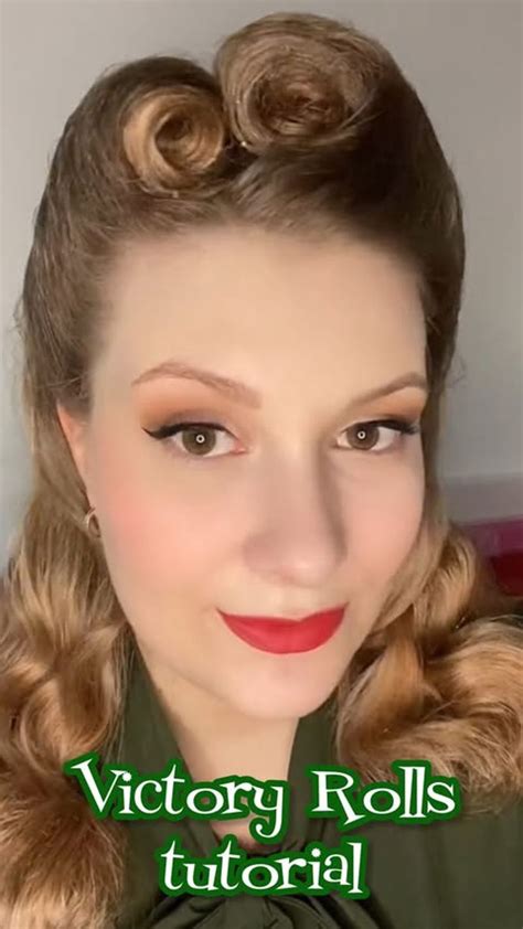Glamorous Victory Rolls