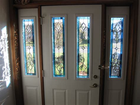 New glass inserts for door and sidelight Home Improvements Pinterest Doors, Glass and