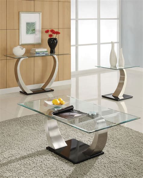 Glass Living Room Furniture Sets