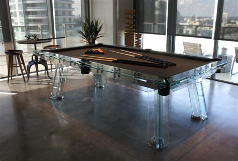 Glass Pool Table Design