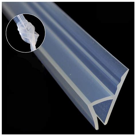 6 8 10 12mm Glass Seals Frameless Shower Door Window Balcony Screen Sealing Strip Weatherstrip