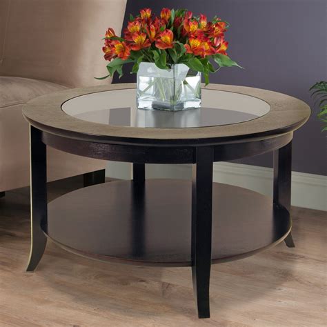 Buy Mckaine Solid Wood Coffee Table With Glass Top In Honey Oak Finish By Woodsworth Online