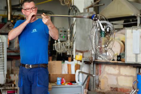 Glass blowing demonstration