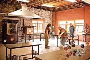 Glassblowing Studio Interior