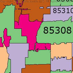 Glendale Az Zip Code Map Maping Resources