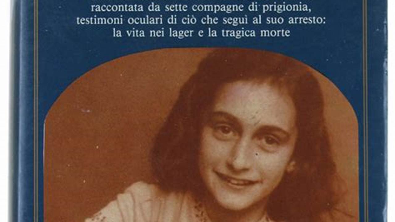 Gli Ultimi 7 Mesi Di Anna Frank Libro