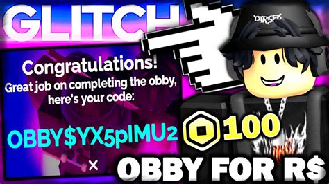 Glitch [FREE CODE OBBY] ROBUX PLS DONATE - Roblox