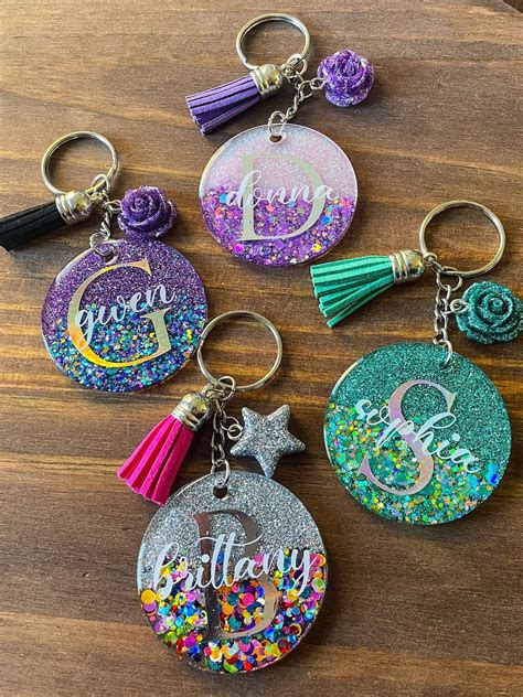 Download Glitter Keychain Key Ring Pattern Easy Edite