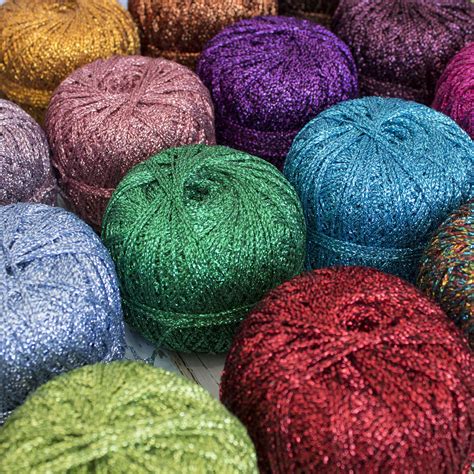 Glitter Yarn For Crochet