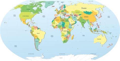 Global Map With Countries