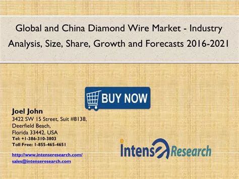 Global and China Diamond Wire Market : Industry Size, Share, Analysis, Segmentation and Forecasts 20