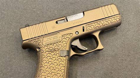 Glock 43x Engraved