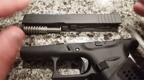 Glock Takedown Disassembly Safeties