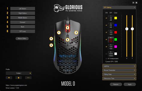 Glorius Model O Software