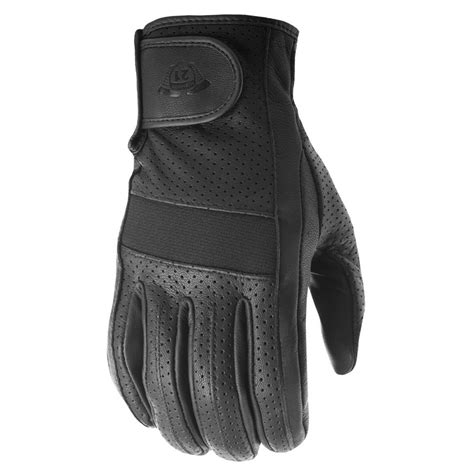 Glove History Highway 21 Jab Touch Screen Leather Motorcycle Gloves