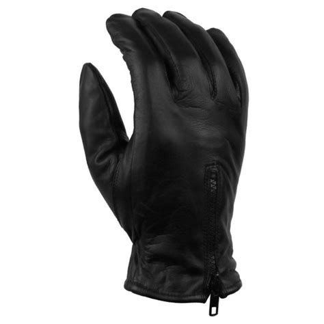 Glove History Vance GL2054 Men's Black Summer Biker Leather Motorcycle Riding Gloves