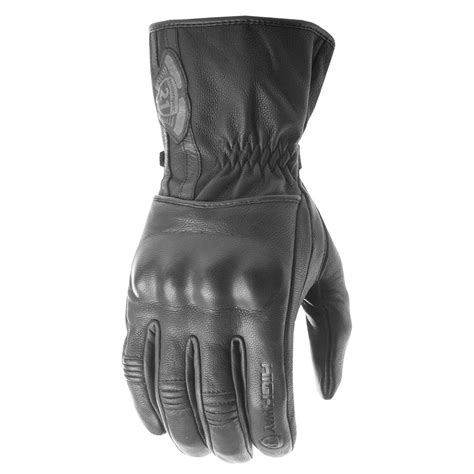 Highway 21 Hook Leather Motorcycle Gloves