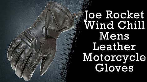 Joe Rocket Wind Chill Mens Leather Motorcycle Gloves Manufacturing Process