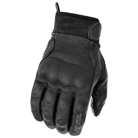 Glove Materials Fly Subvert Blackout Motorcycle Gloves
