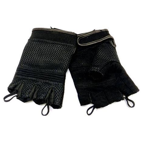 Glove Selection Guide Vance VL451 Mens Black Mesh Gel Palm Fingerless Gloves