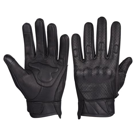Glove Sizing and Fit Vance VL412 Mens Premium Leather Perforated Cruiser Gloves