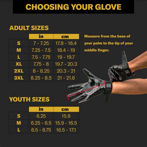 Glove Sizing and Fit Z1R AfterShock Gloves