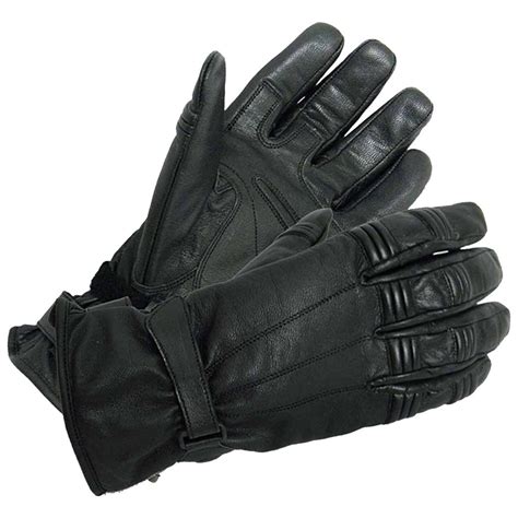 Gloves History Vance VL462 Mens Black Premium Padded Driving Gloves