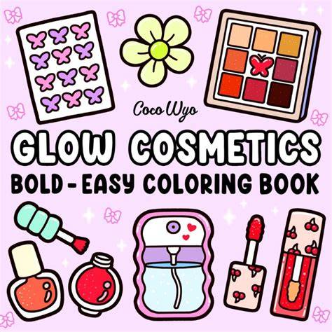 Glow Cosmetics Coloring Pages