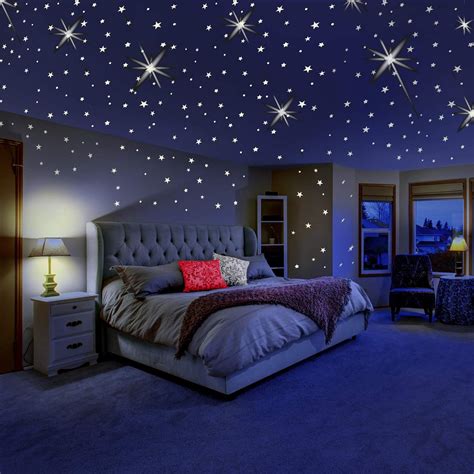 Star Ceiling Glow in the Dark Star Stickers by StellaMurals