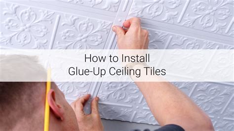 Glue Tiles To Ceiling